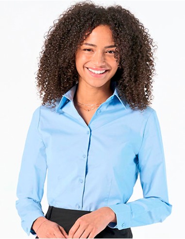 S-17015-Womens Long Sleeved Stretch Shirt Eden